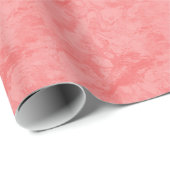 Papier Cadeau Éclaboussure rose (Coin rond)