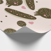 Papier Cadeau Eclair Donuts Cake Pops Saint Valentin (Coin)