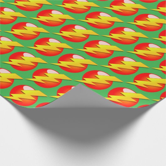 Papier Cadeau éclair jaune (Coin)