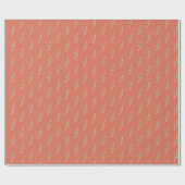 Papier Cadeau Éclair rose tendre  (Plat)