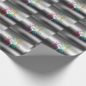 Papier Cadeau Éclairage coeur (Coin)