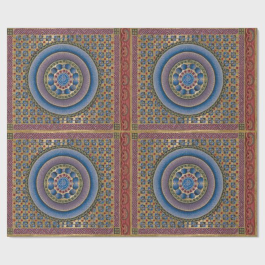 Papier Cadeau Éclairage concentré (Plat)