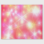 Papier Cadeau Éclairage Disco Étincelant (Plat)