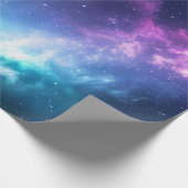 Papier Cadeau Éclairage stellaire : nébuleuse avec étoiles brill (Coin)