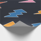 Papier Cadeau Éclats de tonnerre sans coutures motif, éclair des (Coin)