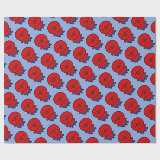 Papier Cadeau Eclectus Parrot / Female (Plat)