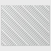 Papier Cadeau éclipse lunaire (Plat)