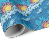 Papier Cadeau Eclipse of Duskborn Suns (Coin rond)