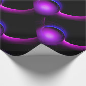Papier Cadeau ECLIPSE Vibrant bleu violet noir (Coin)
