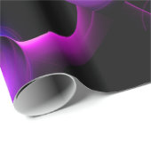 Papier Cadeau ECLIPSE Vibrant bleu violet noir (Coin rond)