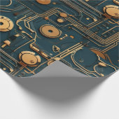 Papier Cadeau EcoFusion : Papier peint de technologie Recyclée (Coin)