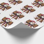 Papier Cadeau École d'arc Santa Claus Coquette (Coin)