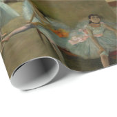 PAPIER CADEAU ÉCOLE DE DANSE / BALLERINA DANSEURS DE BALLET EN B (Coin rond)