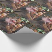 PAPIER CADEAU ÉCOLE DE DANSE / BALLERINA DANSEURS DE BALLET EN R (Coin)