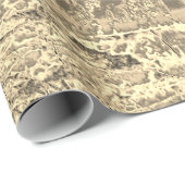 Papier Cadeau Écorce d'arbre (Coin rond)