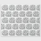 Papier Cadeau Écorce de chats (Plat)