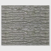 Papier Cadeau Écorce Rustique Faux Gris Sec (Plat)