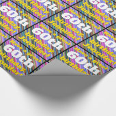 Papier Cadeau Écouter 60e Anniversaire Papier d'enveloppement (Coin)