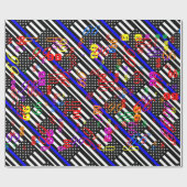 Papier Cadeau Écran American Mince Blue Line (Plat)