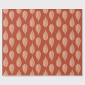 Papier Cadeau Écran Feuille de hêtre, Mandarin Orange (Plat)