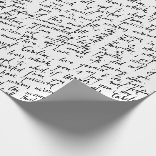 Papier Cadeau Écriture (Coin)