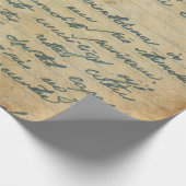 Papier Cadeau Écriture antique Letter-11 (Coin)