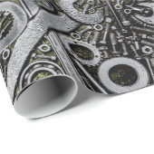 Papier Cadeau Écrous - et - boulons (Coin rond)