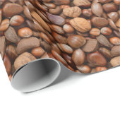 Papier Cadeau Écrous mélangés (Coin rond)