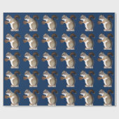 Papier Cadeau Écureuil (Plat)