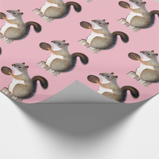 Papier Cadeau Écureuil (Coin)