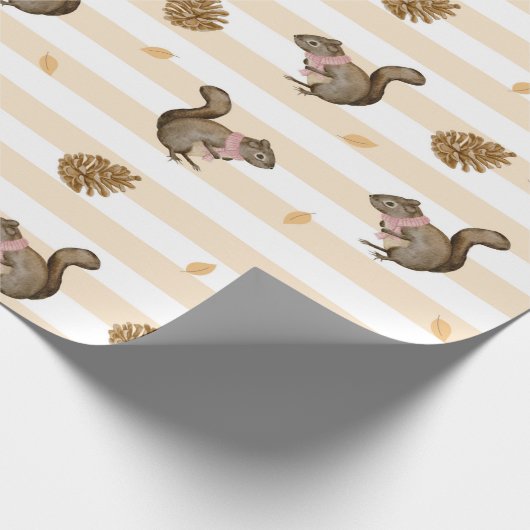 Papier Cadeau Écureuil (Coin)