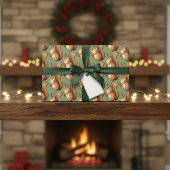 Papier Cadeau Écureuil de la Forêt Amicale