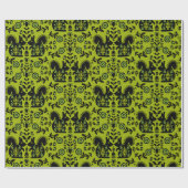 Papier Cadeau Écureuil Nordic Scandinave Folk Art (Plat)