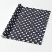 Papier Cadeau Edelweiss élégant (Déroulé)