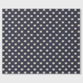 Papier Cadeau Edelweiss élégant (Plat)