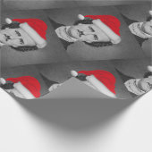 Papier Cadeau Edgar Allan Poe Père Noël (Coin)