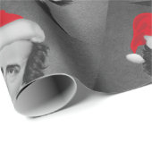 Papier Cadeau Edgar Allan Poe Père Noël (Coin rond)