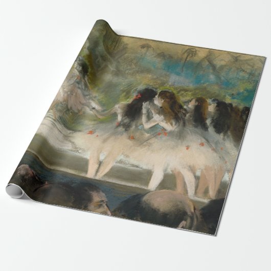 Papier Cadeau Edgar Degas - Ballet à l'Opéra de Paris (Déroulé)