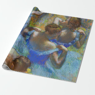 Papier Cadeau Edgar Degas - Danseurs Bleus