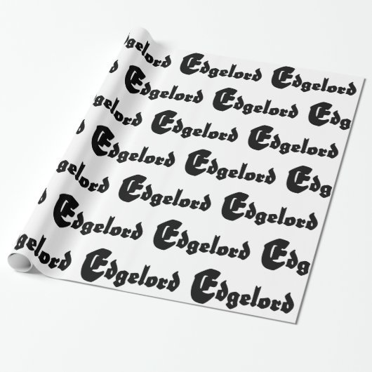 Papier Cadeau Edgelord (Déroulé)