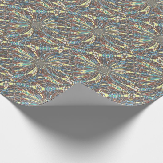 Papier Cadeau Edgy African Urban Pop Art Conception optique Abst (Coin)