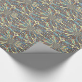 Papier Cadeau Edgy African Urban Pop Art Conception optique Abst (Coin)