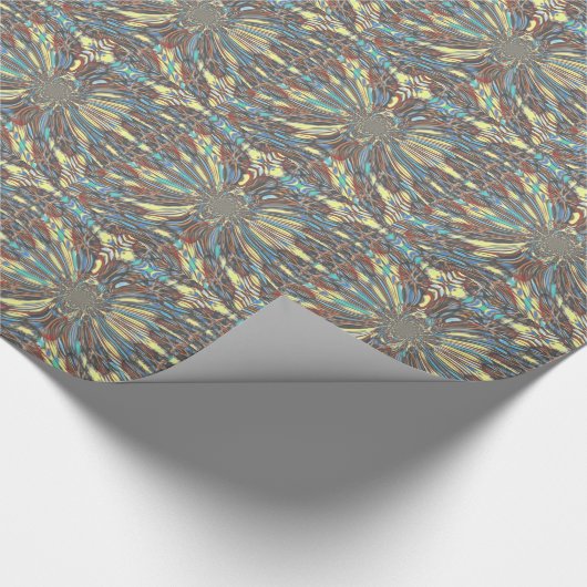 Papier Cadeau Edgy African Urban Pop Art Conception optique Abst (Coin)