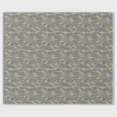 Papier Cadeau Edgy African Urban Pop Art Conception optique Abst (Plat)