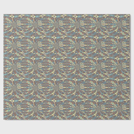 Papier Cadeau Edgy African Urban Pop Art Conception optique Abst (Plat)