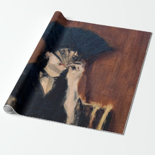 Papier Cadeau Edouard Manet - Berthe Morisot avec un éventail