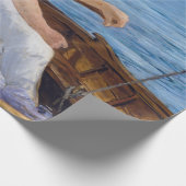 Papier Cadeau Edouard Manet - En bateau (Coin)
