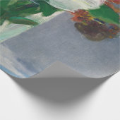 Papier Cadeau Edouard Manet - Fleurs dans un Vase de Cristal (Coin)