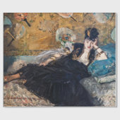 Papier Cadeau Edouard Manet - Lady avec fans (Plat)