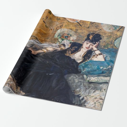 Papier Cadeau Edouard Manet - Lady avec fans (Déroulé)